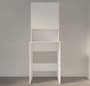Hanah Home Armario para lavadora Adr-482-Bb-1 Blanco 65x182x60 cm